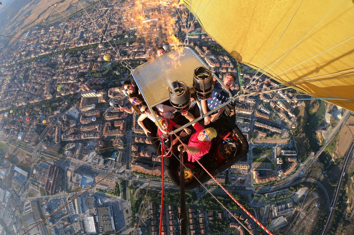 How high can a Hot Air Balloon go?
